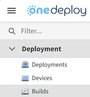 Editing an existing build - OneDeploy
