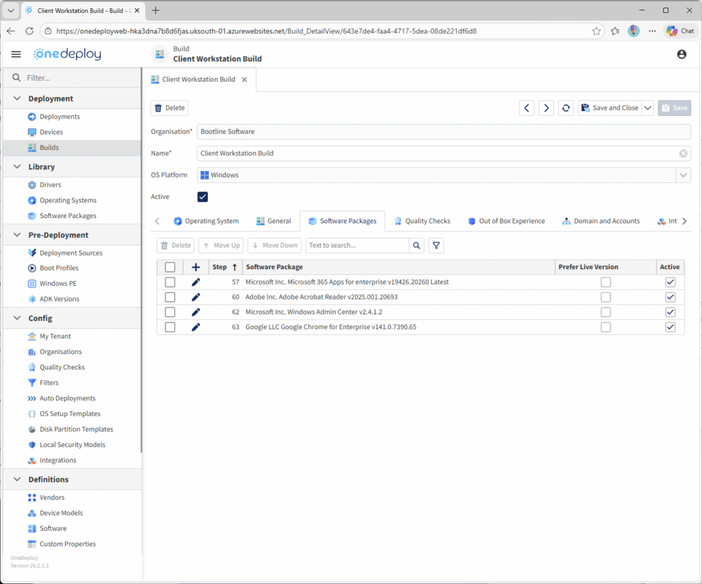 Software - OneDeploy