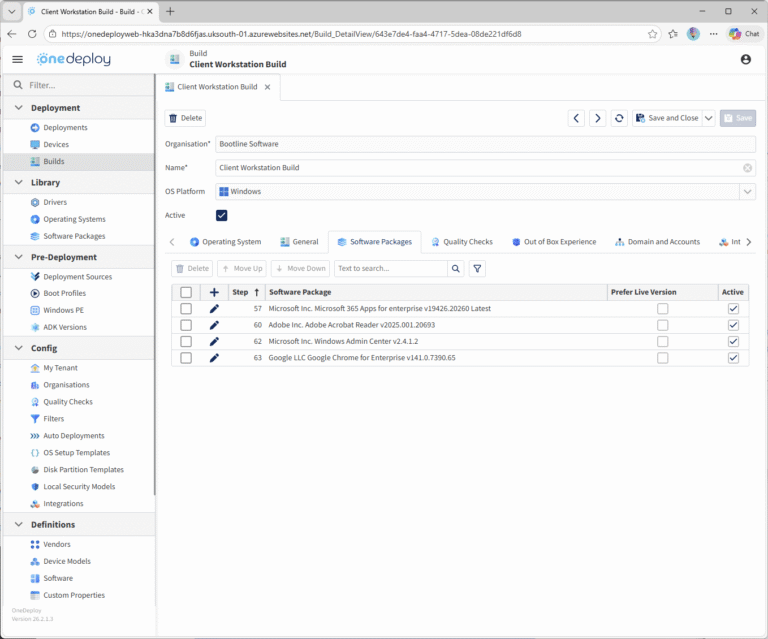 Software - OneDeploy