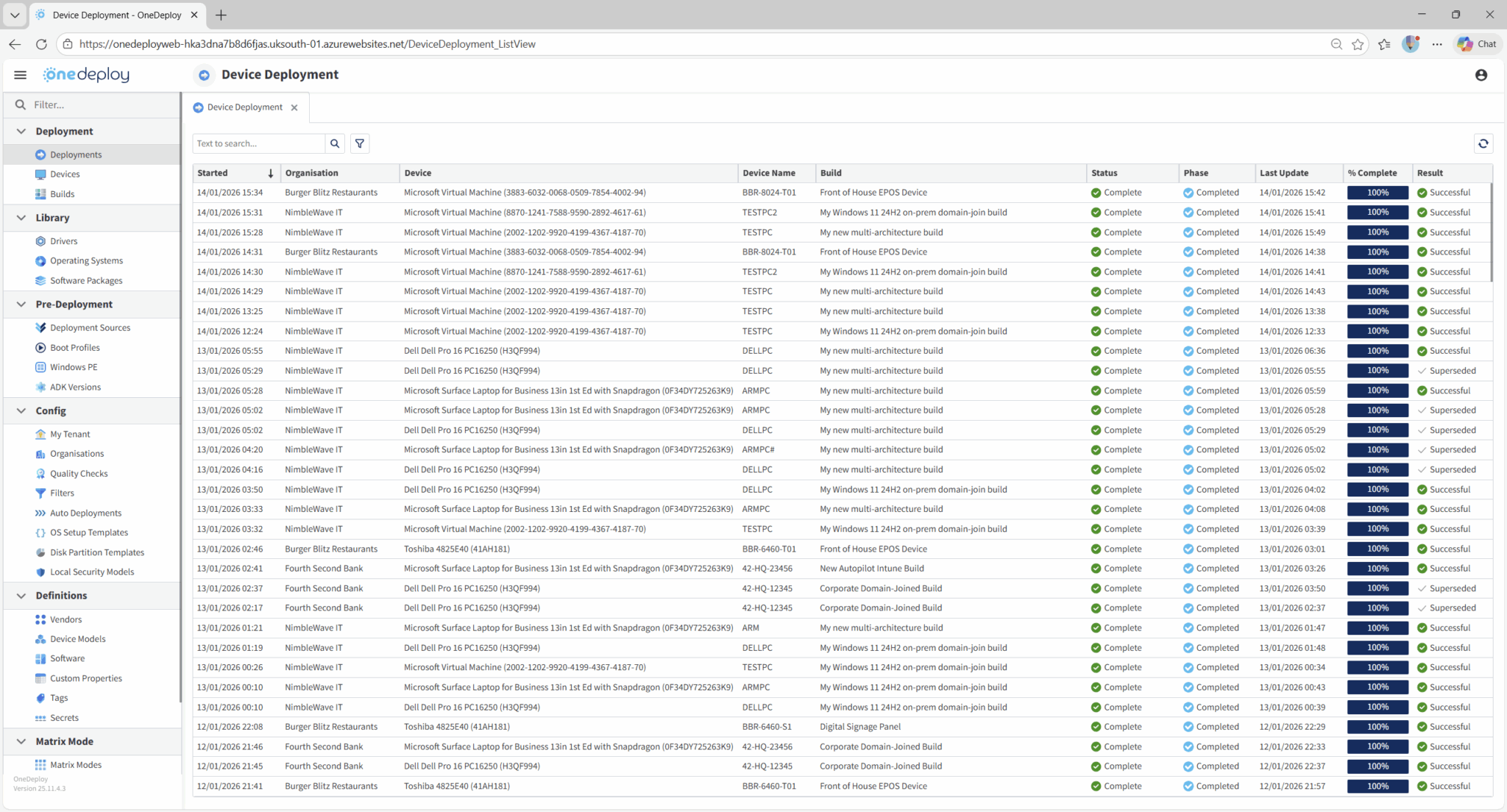 Deployments - OneDeploy