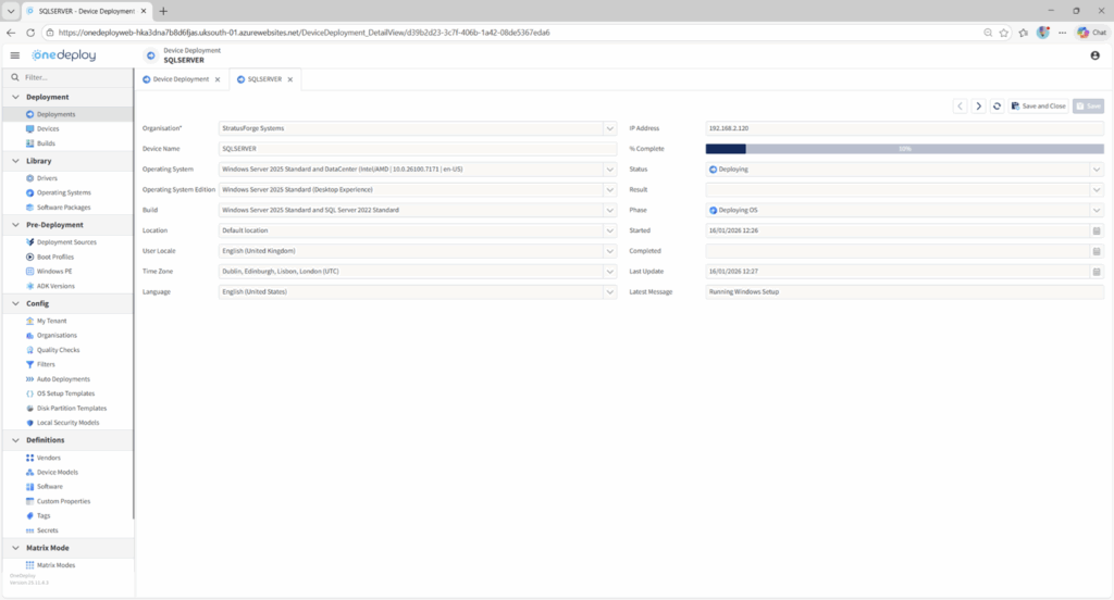 Deployments - OneDeploy
